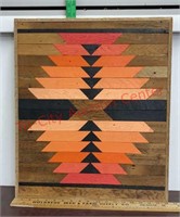 Hand Made Rustic Wall Art Made From 100 Year Old