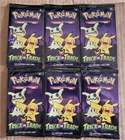 6 Pokemon Trick or Trade Booster Packs