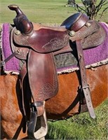 (Private) EDDY POWELL WESTERN SADDLE