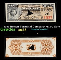 1935 Boston Terminal Company $17.50 Note Grades Ch