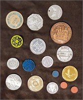 Collection of Vintage Tokens & More