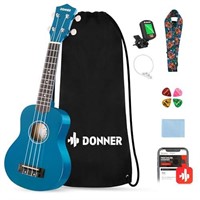 Donner Soprano Ukulele for Beginners 21 Inch Ukele