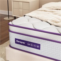 QUEEN Sersper 12 Memory Foam Hybrid Mattress