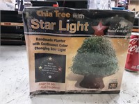 Chia tree with star light new old stock