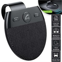 SIMR Bluetooth 5.0 Car Kit  Visor Speakerphone  Au
