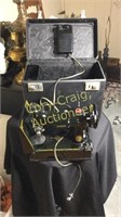 "Featherweight" Singer Sewing Machine With Case