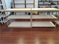 Shelving Unit 30.5 in wide 44" tall 121.5 long