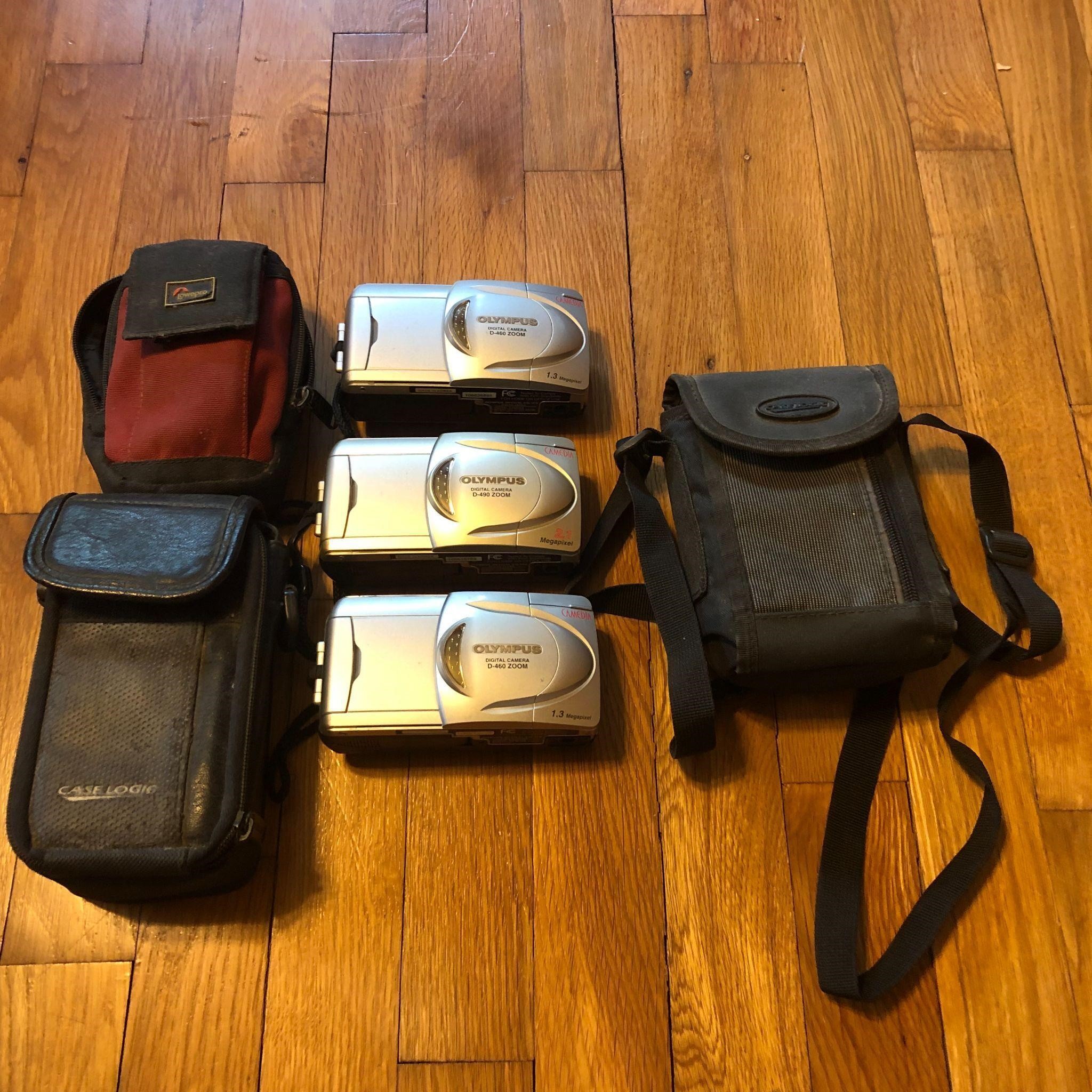 Mixed Lot of Untested Olympus Digital Cameras