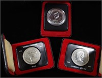 (3) CANADIAN SILVER DOLLARS