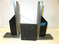 Steel Angle Bookends - Very Heavy