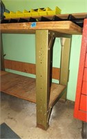 Work Bench 60" x 24" x 34" Table only, no contents