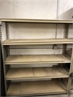 Adjustable garage shelves