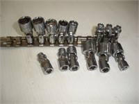 Assorted SK 1/4 Drive Swivel Sockets