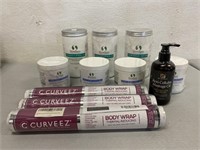 Slim Spa, Curveez, M3 Naturals Gels & Wraps