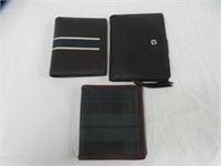 3 MEN'S LEATHER WALLETS