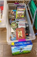 Tote of CDs & DVDs-Including The Sound of Music