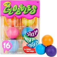 "Used" Crayola Globbles, 16 ct, Sticky, Reusable,