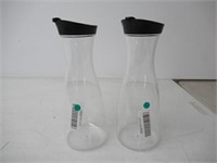 (2) Plastic Beverage Containers