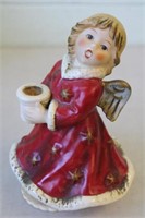 Vintage Goebel Christmas Angel/Candle/ Music 6.5H