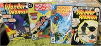 (4) Mid 1970's DC Wonder Woman Comics