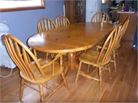 Double Pedestal Dining Room Table