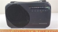 Vintage Magnavox portable AM/FM radio.