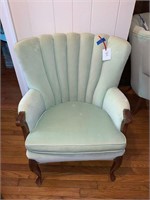 2 OF 2 CLEAN ANTIQUE BARREL CHAIRS