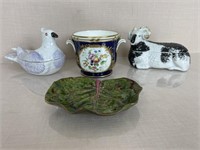 19th Century Porcelain Items &  Dodie Thayer Dish