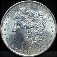 1891-S Morgan Silver Dollar