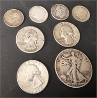 8 Silver Coins