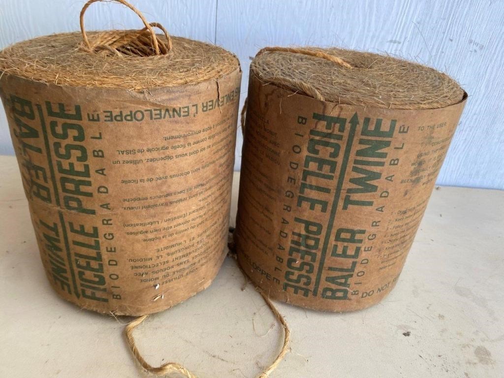 2 rolls- older style baler twine