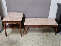 Pink Marble Tables