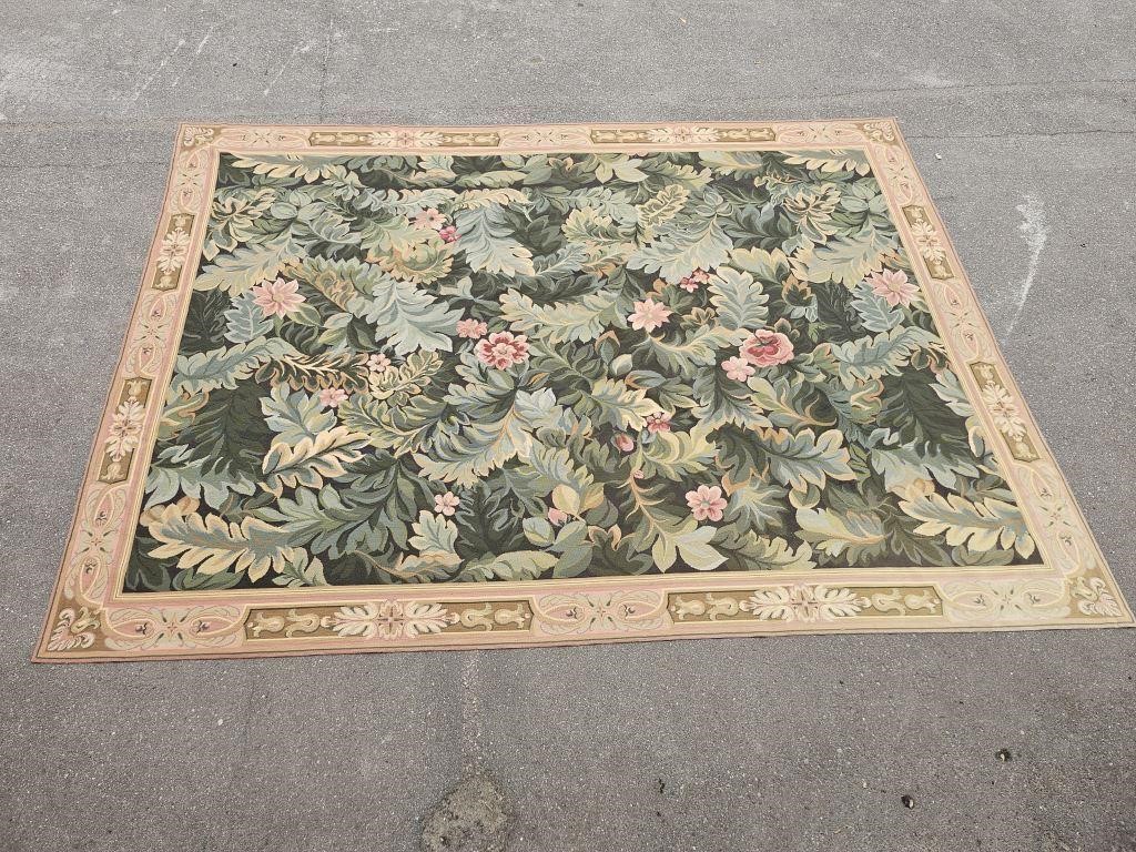 Large Vintage Hand Woven Carpet / Tapestry