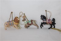 1989 Lenox Carousel Christmas Ornaments