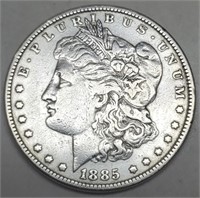 1885 Morgan Silver Dollar XF