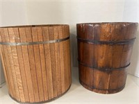 2 Wooden Planters