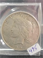 1922 PEACE SILVER DOLLAR