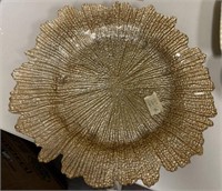 Decorative Glass Charger Plate