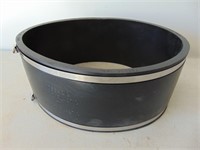 Large Rubber Seal and Straps for 12" Plastic Pipe