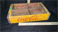 Coca Cola Divided Wood Crate