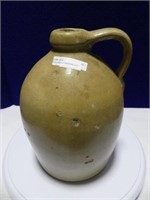 9" GLAZED STONEWARE JUG