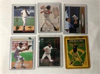 6 Derek Jeter Rookie Baseball Cards