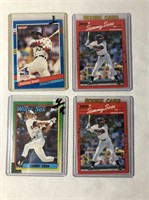 4 Sammy Sosa Rookie Baseball Cards