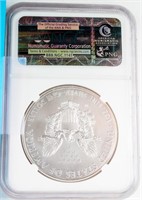 Coin 2013-W  American Silver Eagle $1 NGC BU