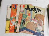 Five Judge magazines, 6/22/29, 1/3/31, 8/9/30,