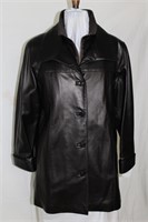 Black lambskin jacket Size 9/10 Retail $ 700.00