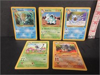 5-1999 POKEMON CARDS