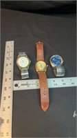 3 Stauer wrist watches