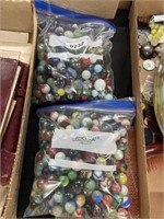 2 bags of marbles
