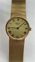 18k gold Chopard manual wind 23mm ladies watch